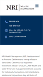 Mobile Screenshot of nriwealth.com